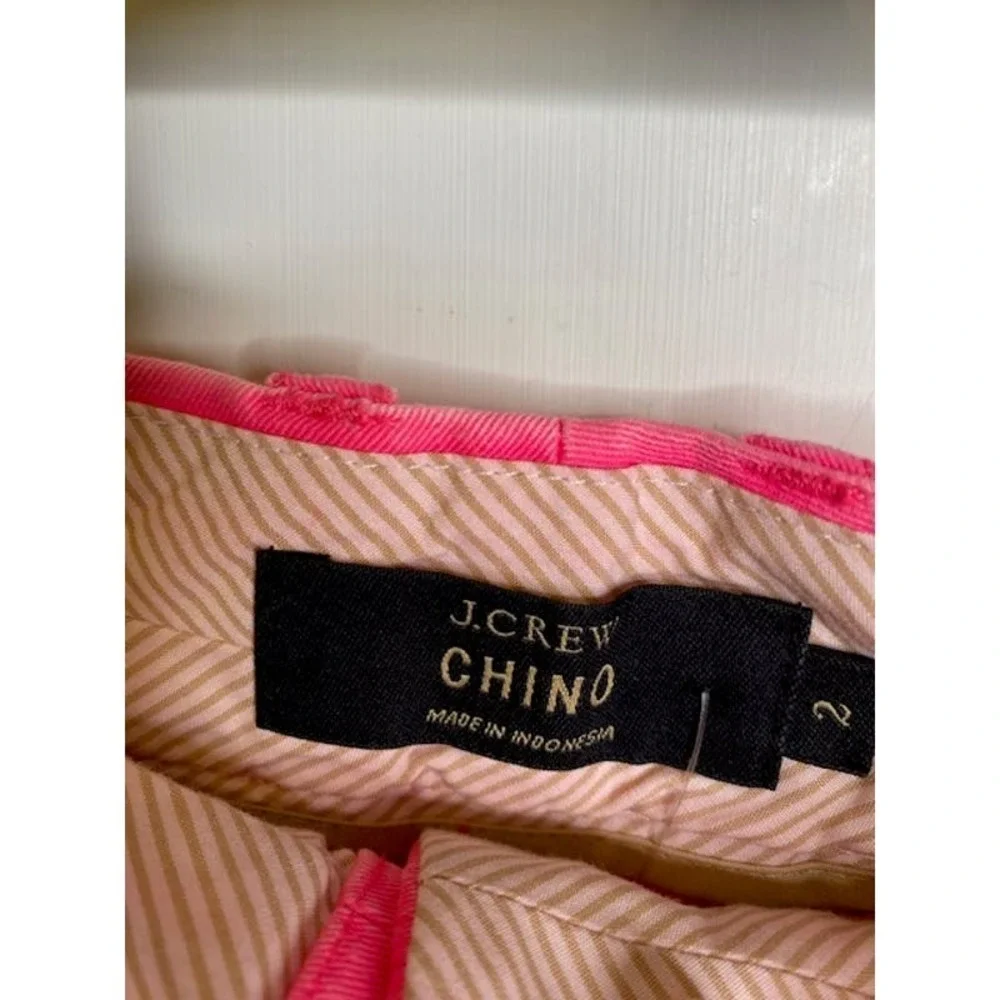 J. Crew‎ Pink Chino Shorts Women's Size 2